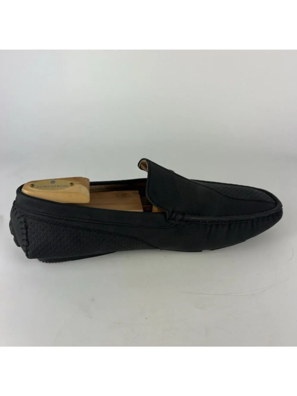Bruno Marc 3251314 Men's Size 9 Black Slip On Loafers Casual Driving Shoes